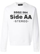 Dsquared2 Side Aa Logo Sweatshirt - White