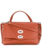 Zanellato 'postina' Small Shoulder Bag, Women's, Brown, Leather