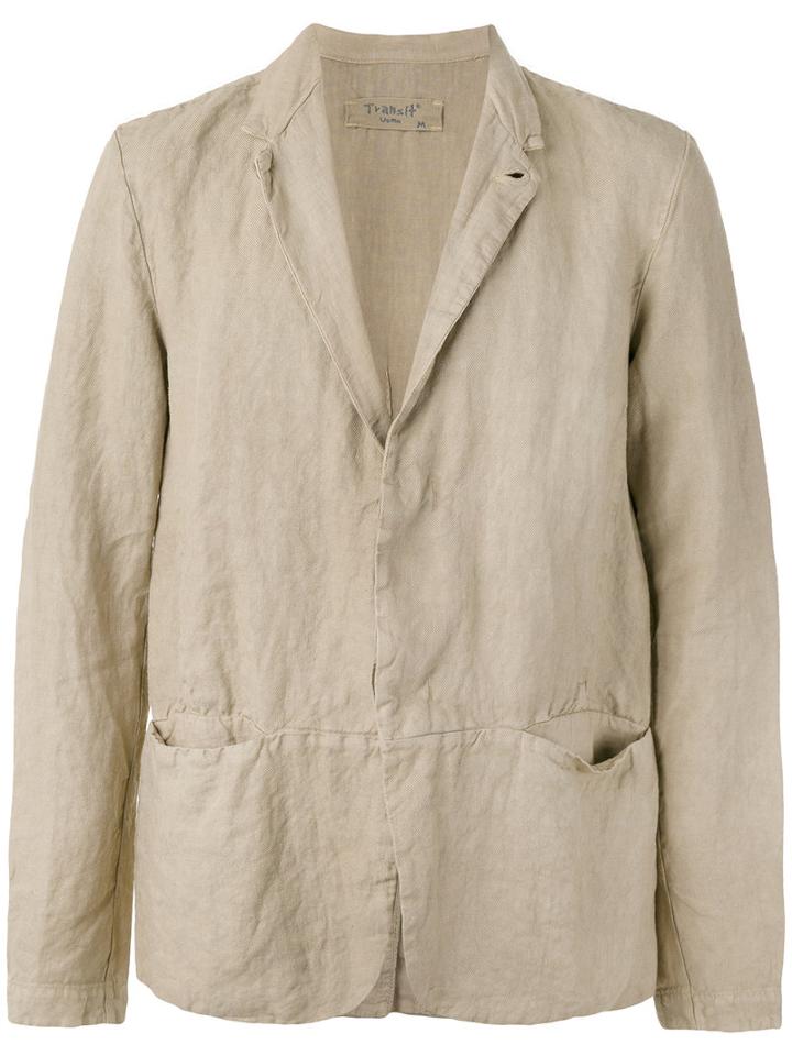 Transit Casual Blazer, Men's, Size: Medium, Nude/neutrals, Cotton/linen/flax