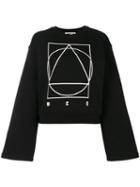 Mcq Alexander Mcqueen - Logo Print Sweatshirt - Women - Cotton/spandex/elastane - S, Black, Cotton/spandex/elastane
