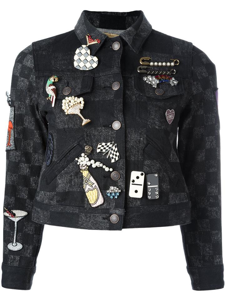 Marc Jacobs Multi Pin Jacket, Women's, Size: Small, Black, Cotton