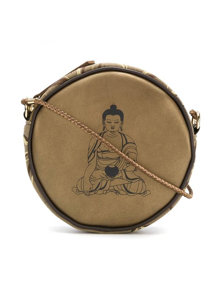 Xaa Jacquard Shoulder Bag, Women's, Nude/neutrals, Cotton/artificial Leather