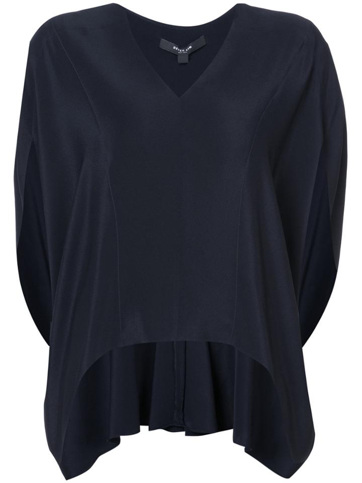 Derek Lam Zen V-neck Blouse - Blue