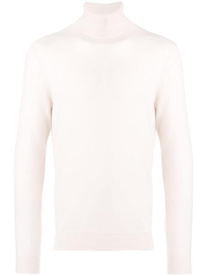 Laneus Cashmere Roll-neck Sweater - Pink & Purple