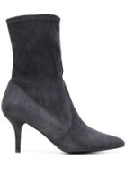Stuart Weitzman Pointed Toe Boots - Grey