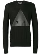 Mcq Alexander Mcqueen Graphic Print Knitted Jumper - Black