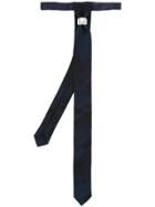 Cor Sine Labe Doli Metal Ring Skinny Tie - Blue