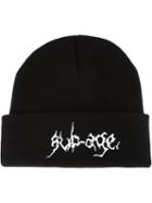 Sub-age. Embroidered Ribbed Beanie