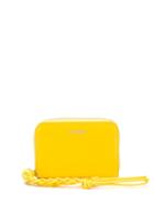 Jil Sander Zip Around Wallet - Yellow