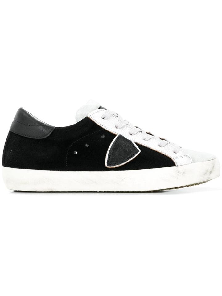 Philippe Model Paris Bi-colour Sneakers - Black
