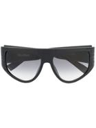 Max Mara D-frame Oversized Sunglasses - Black