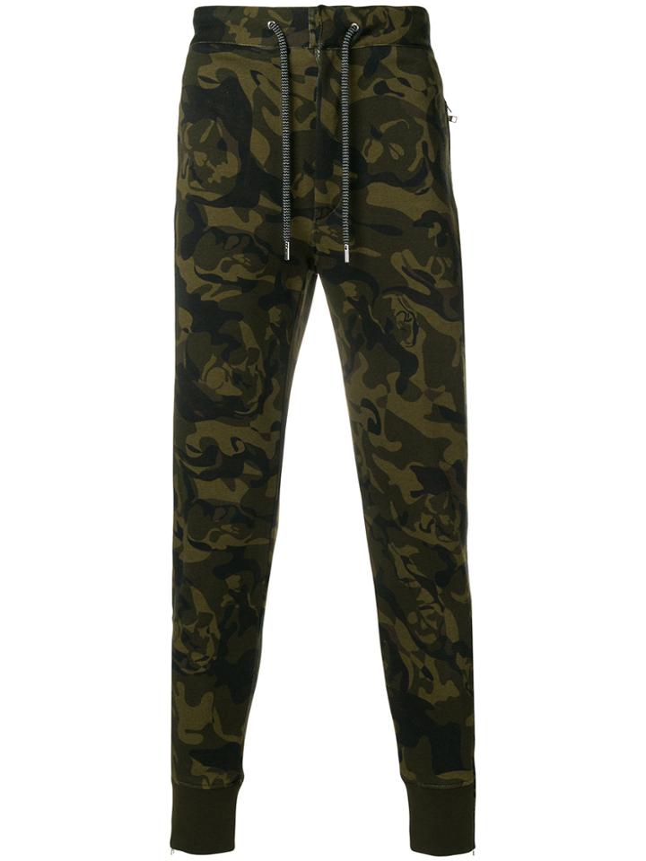 Alexander Mcqueen Patterned Track Pants - Green
