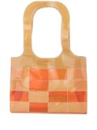 Chanel Pre-owned Patchwork Vinyl Shoulder Bag - Orange