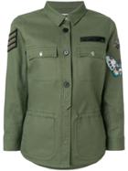 Zadig & Voltaire Embroidered Military Jacket - Green