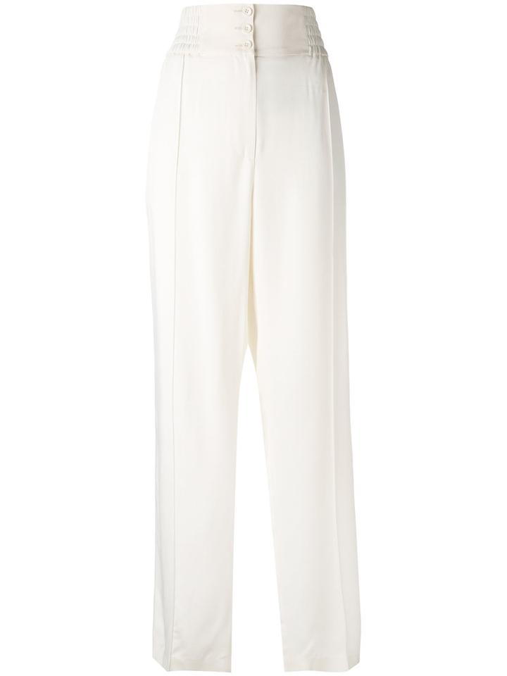 Etro - Slouch Trousers - Women - Polyester/acetate/viscose - 40, Nude/neutrals, Polyester/acetate/viscose