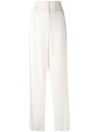 Etro - Slouch Trousers - Women - Polyester/acetate/viscose - 40, Nude/neutrals, Polyester/acetate/viscose