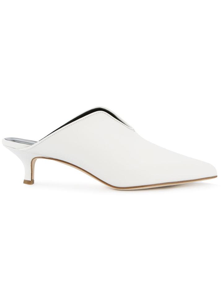 Tibi Dana Mules - White