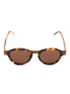 Retrosuperfuture 'versilia Levante' Sunglasses, Adult Unisex, Brown, Acetate
