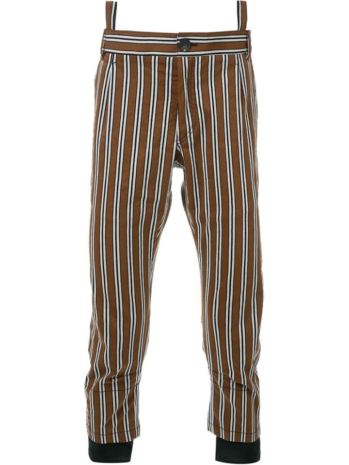Haider Ackermann 'neffet' Trousers, Men's, Size: Large, Brown, Cotton/spandex/elastane/viscose