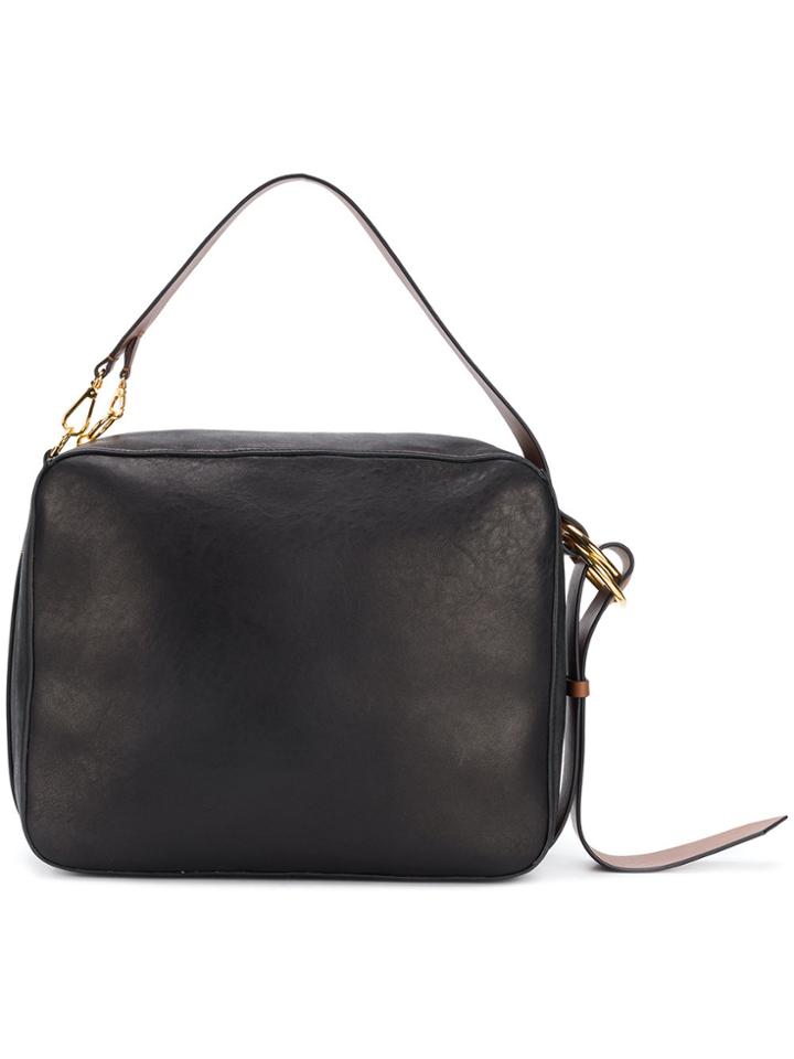 Marni Square Shoulder Bag - Black