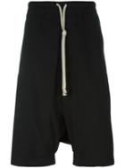 Rick Owens Pod Shorts, Men's, Size: 52, Black, Cotton/rubber