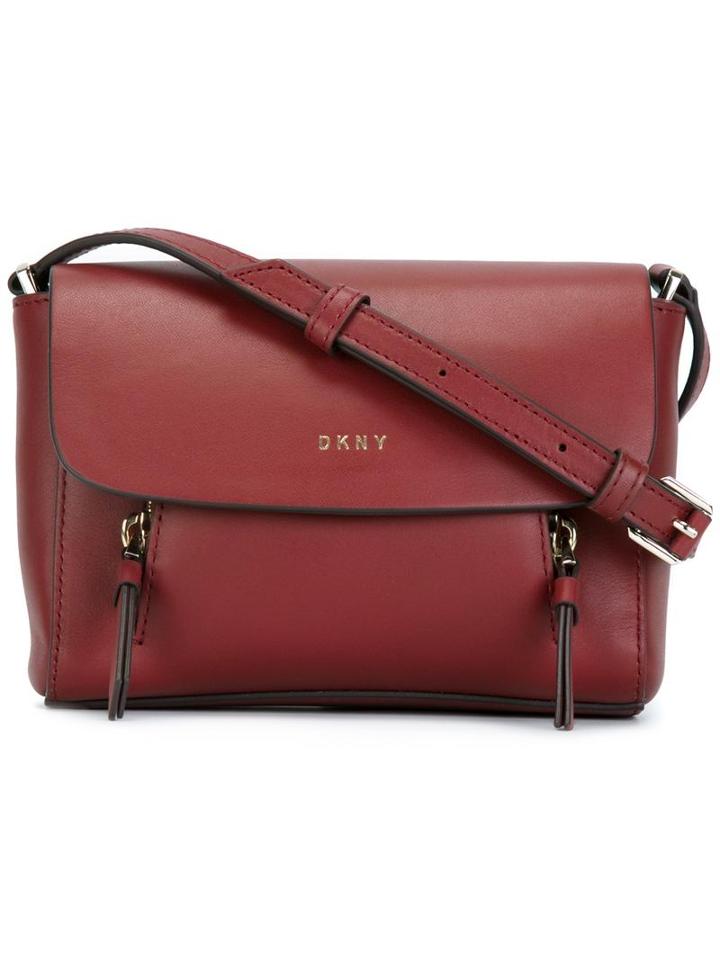 Donna Karan Small Crossbody Bag, Women's, Red, Calf Leather