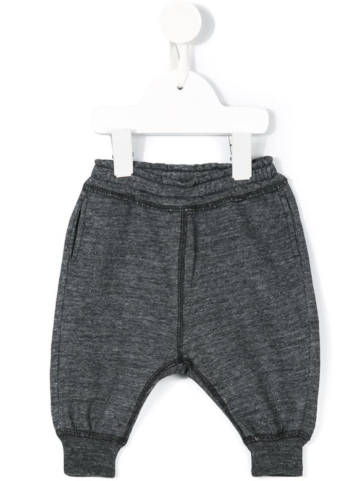 Babe And Tess Elasticated Waist Track Pants, Infant Boy's, Size: 9 Mth, Grey