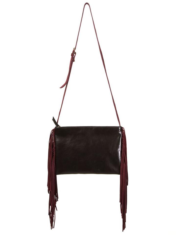 Xaa Leather Shoulder Bag, Women's, Black