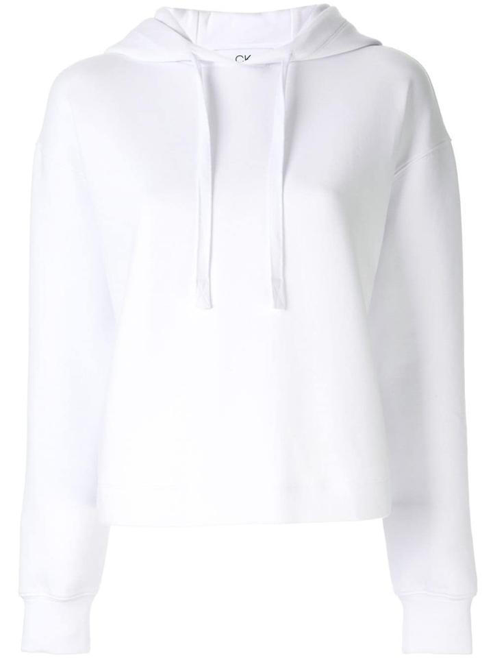 Ck Calvin Klein Drawstring Hoodie - White