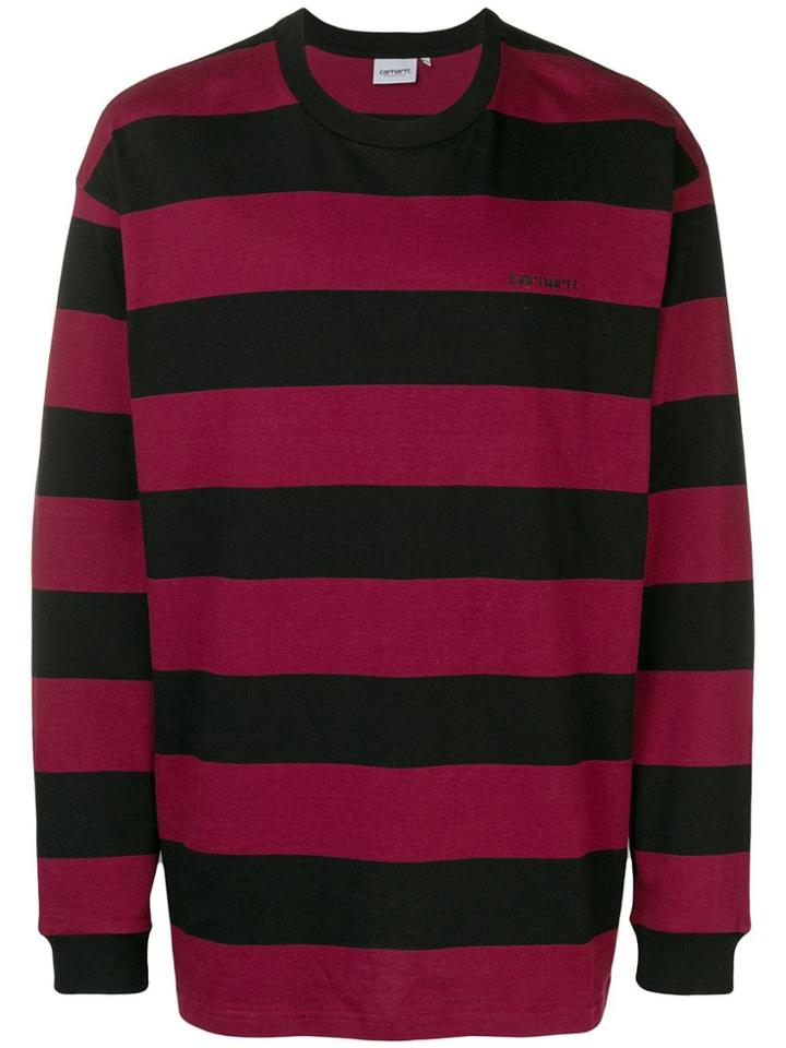 Carhartt Striped Sweatshirt - Black