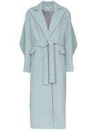 Matériel Long Belted Coat - Blue