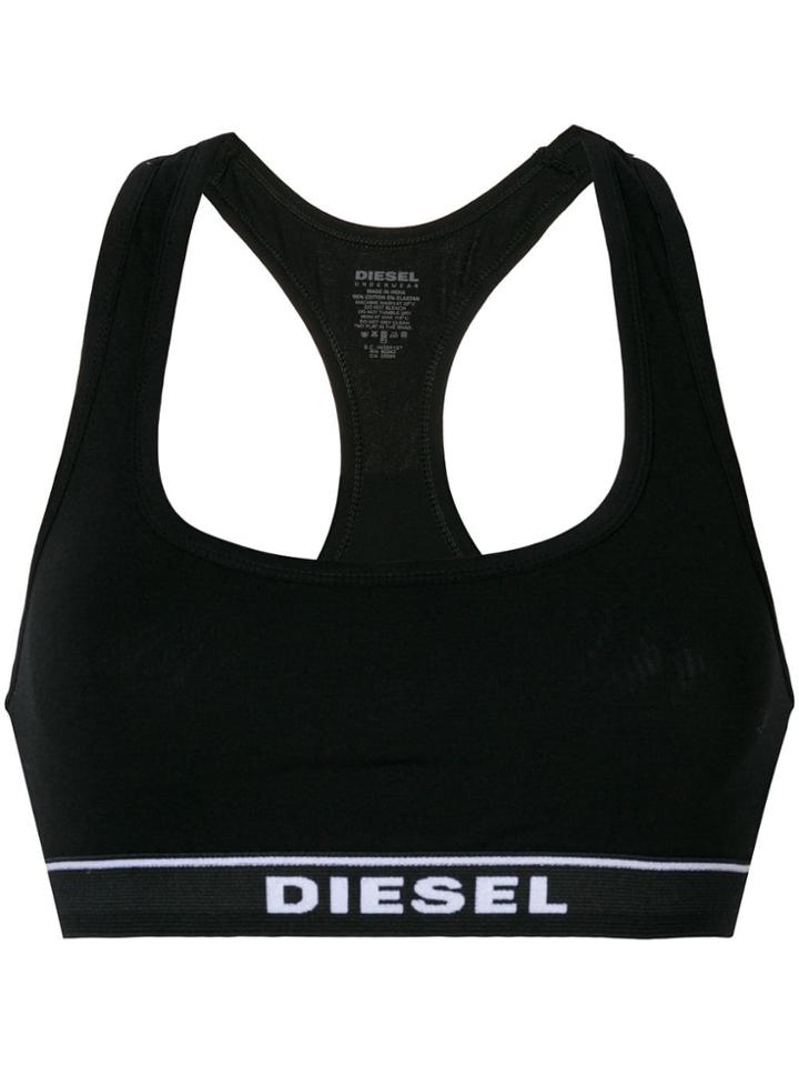 Diesel Ufsb-miley Sports Bra - Black