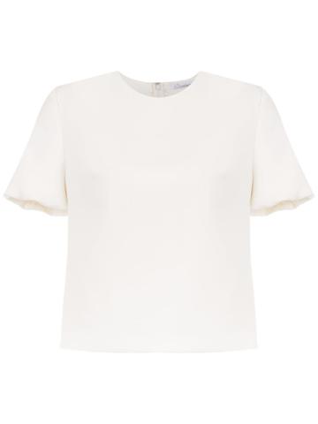 Nk Collection Zipped Top - White