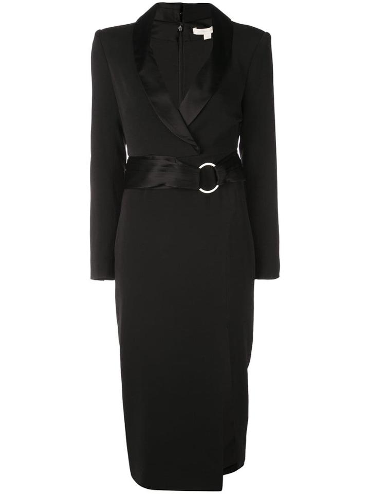 Jonathan Simkhai Deep V Neck Midi Dress - Black