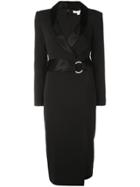 Jonathan Simkhai Deep V Neck Midi Dress - Black