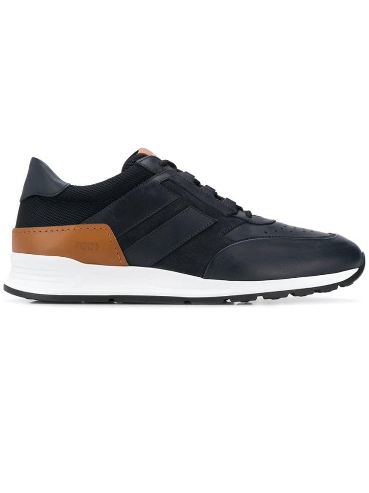 Tod's Perforated Sneakers - Blue