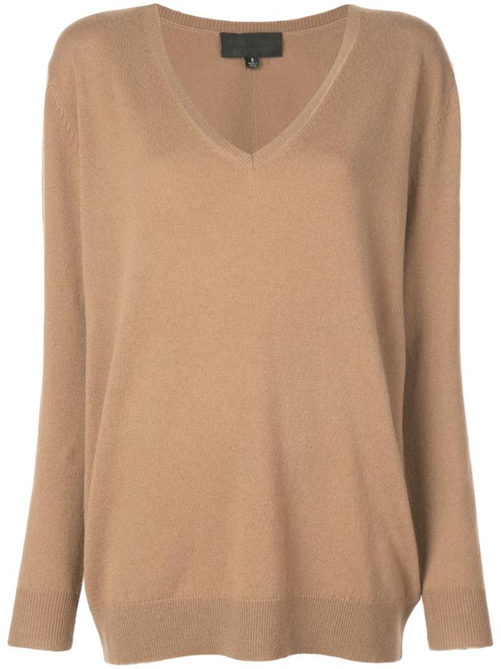 Nili Lotan Cashmere V-neck Jumper - Neutrals