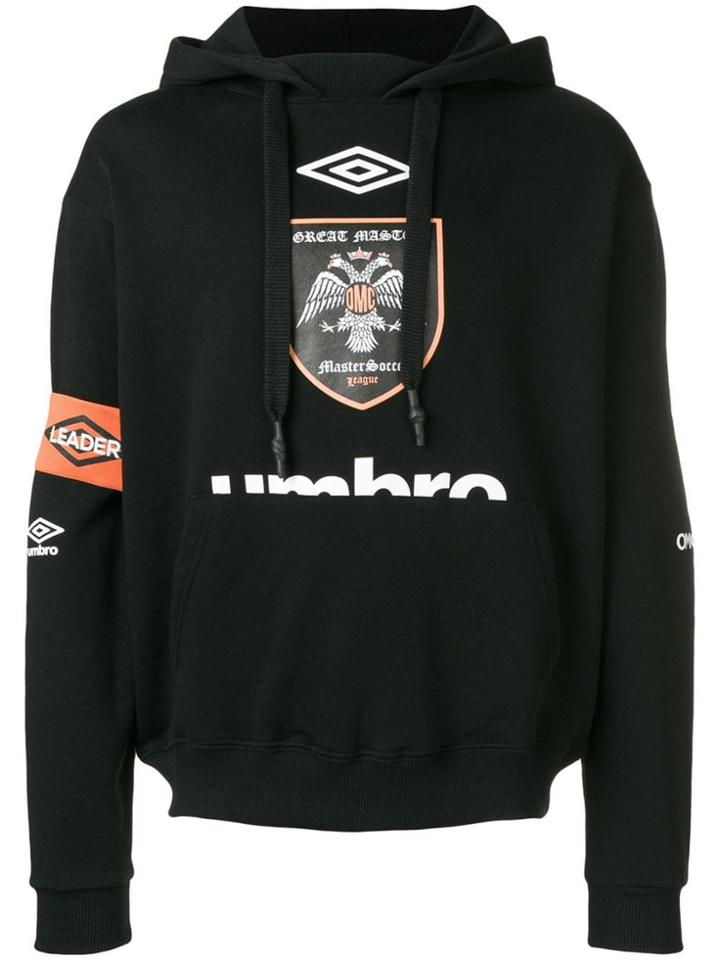 Omc Leader Print Hoodie - Black