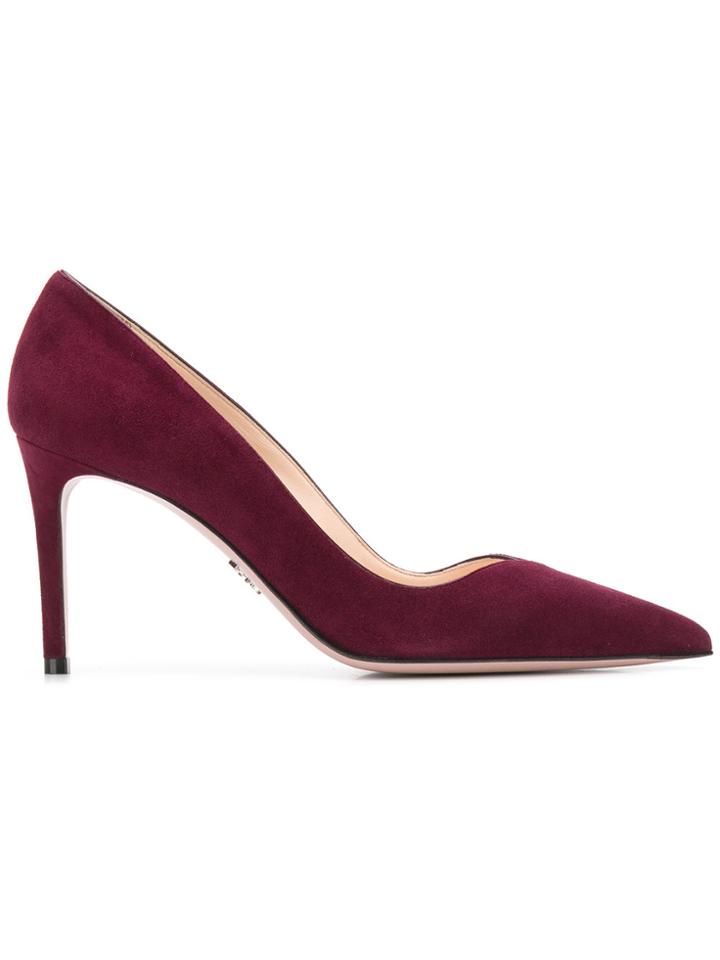 Prada Court Pumps - Pink & Purple