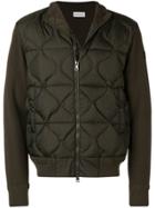 Moncler Quilted Zipped Jacket - Green