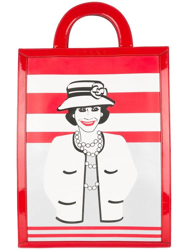 Chanel Pre-owned Mademoiselle Hand Tote Bag - Multicolour
