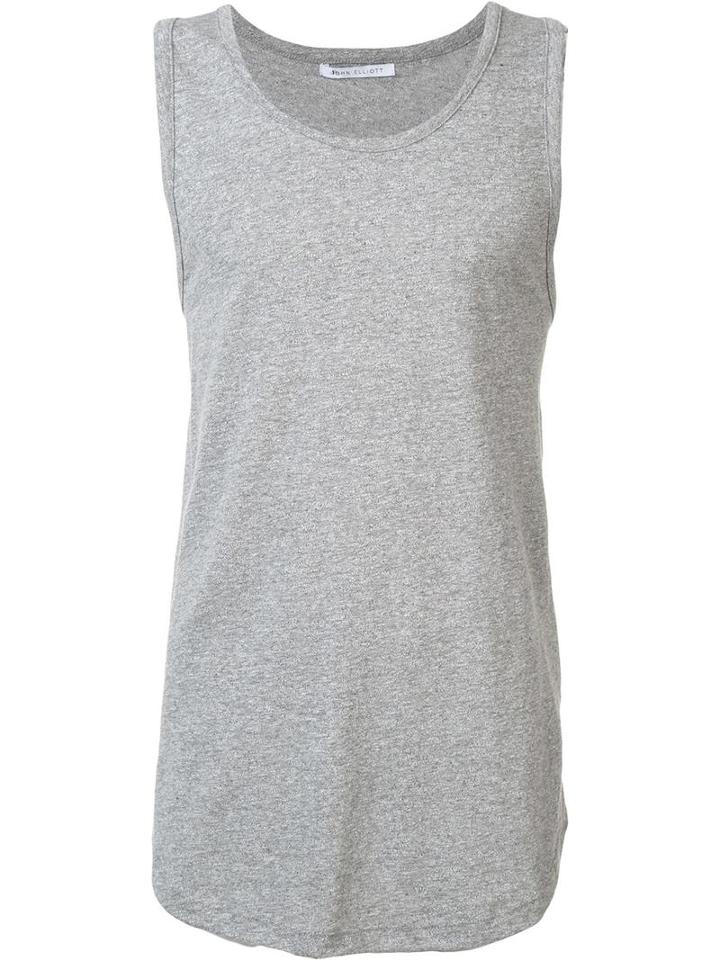 John Elliott 'curve' Tank Top, Men's, Size: Medium, Grey, Cotton/polyester/rayon