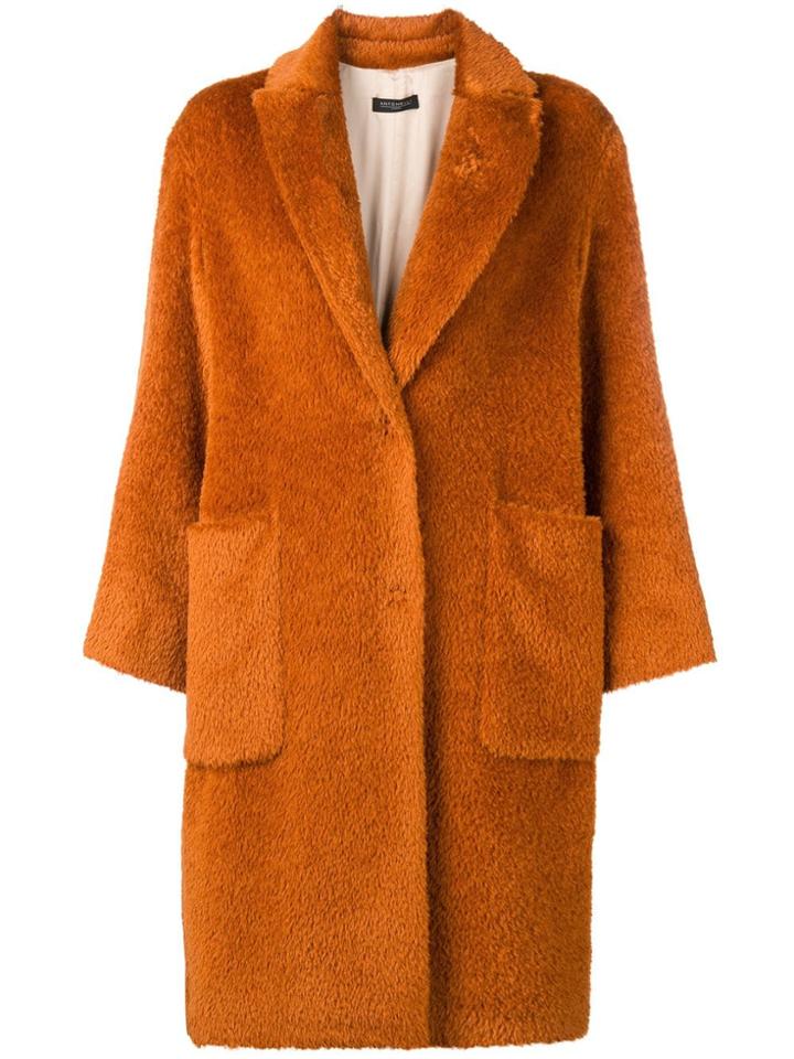 Antonelli Patch Pocket Coat - Orange