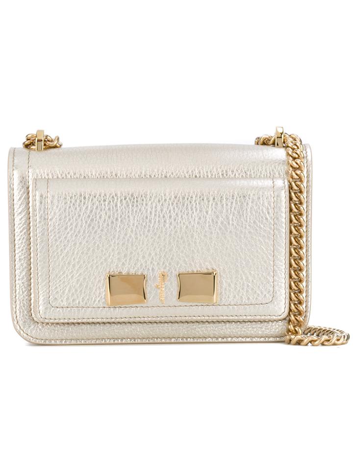 Salvatore Ferragamo Vara Essential Flap Bag - Nude & Neutrals