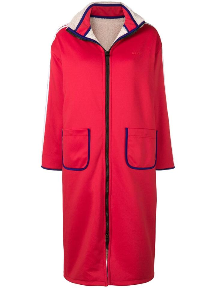 Sjyp Long Reversible Blouse - Red
