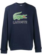 Lacoste Logo Print Sweatshirt - Blue