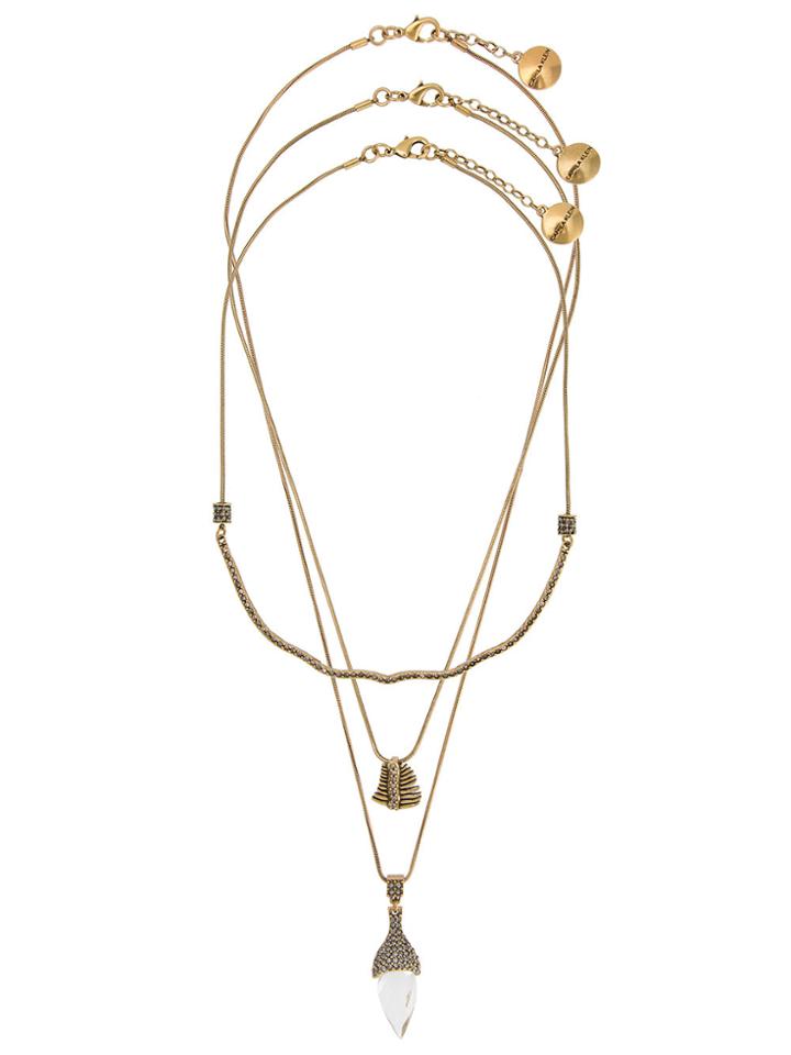 Camila Klein 3 Necklaces Set - Metallic
