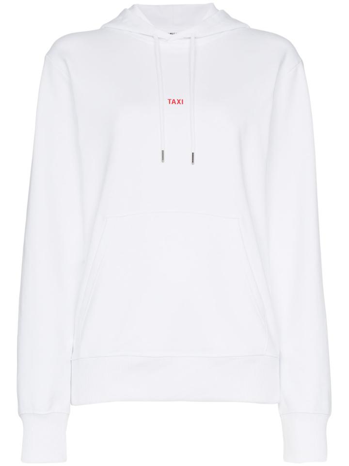 Helmut Lang Taxi Hooded Sweatshirt - White