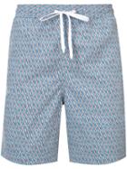Onia - Woven Geo Charles Trunks 7 - Men - Polyester - L, Blue, Polyester