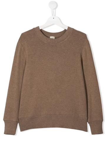 Caffe' D'orzo Elodea Knitted Sweatshirt - Neutrals